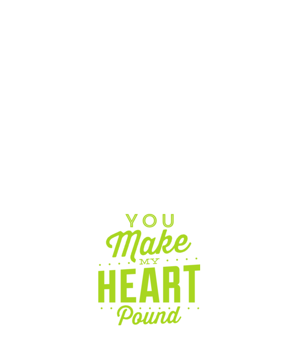 Make my heart model negru pe tricou