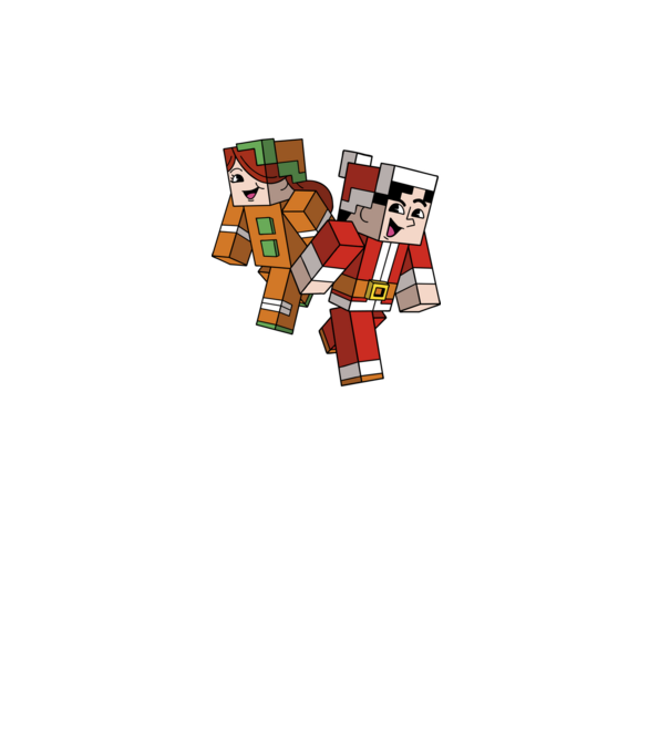 Minecraft christmas ugly sweater model negru pe tricou