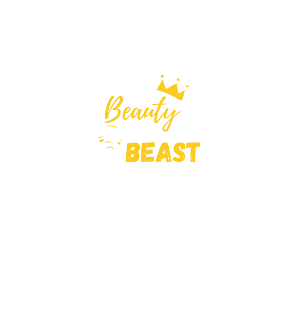 Wake Up Beauty Time To Beast model negru pe tricou