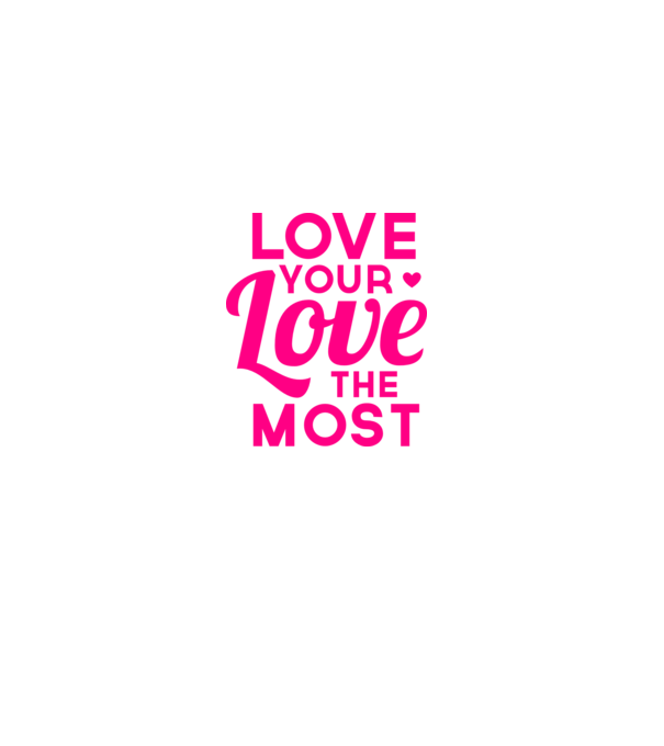 love most model alb pe tricou