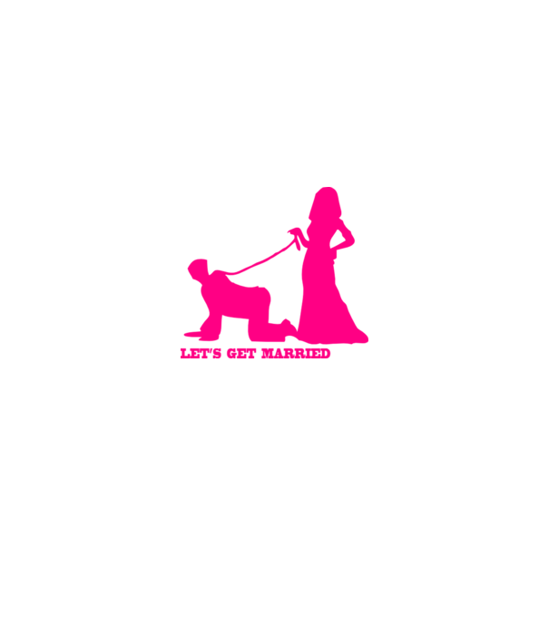 lets get married model alb pe tricou