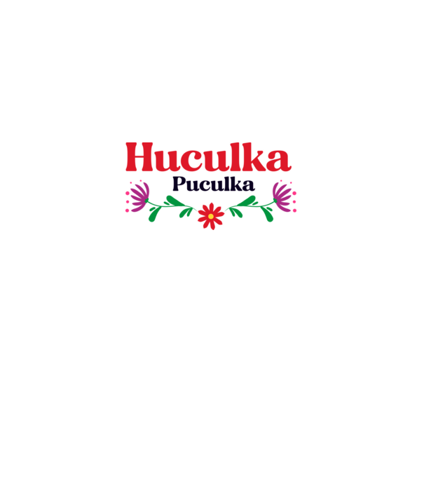 Huculka Puculka model albastru deschis pe tricou