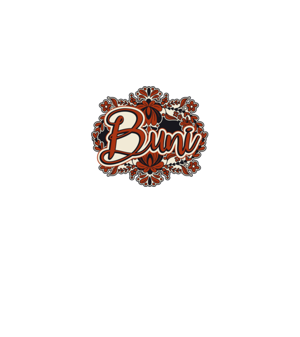 Buni model alb pe tricou