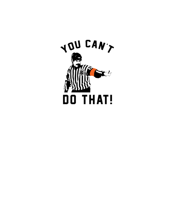 'You can''t do that!' model alb pe tricou