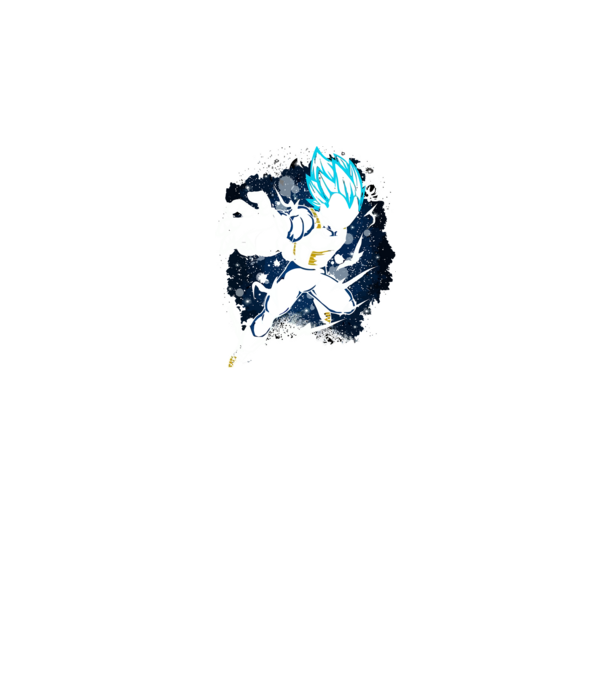 prince vegeta dragonball model negru pe tricou