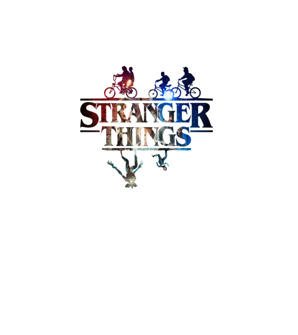 stranger things quote poster2 model alb pe tricou