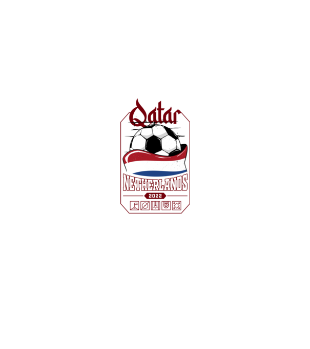 Qatar teams Netherlands model negru pe tricou