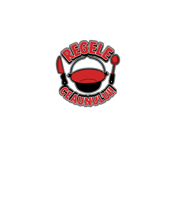 Regele - ceaunului! model gri pe tricou