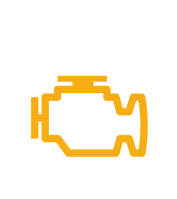 check engine model negru pe tricou
