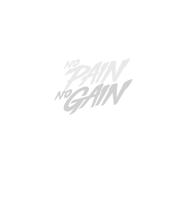 No Pain No Gain typography model negru pe tricou