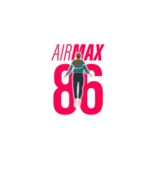 air max 86 stranger things model negru pe tricou