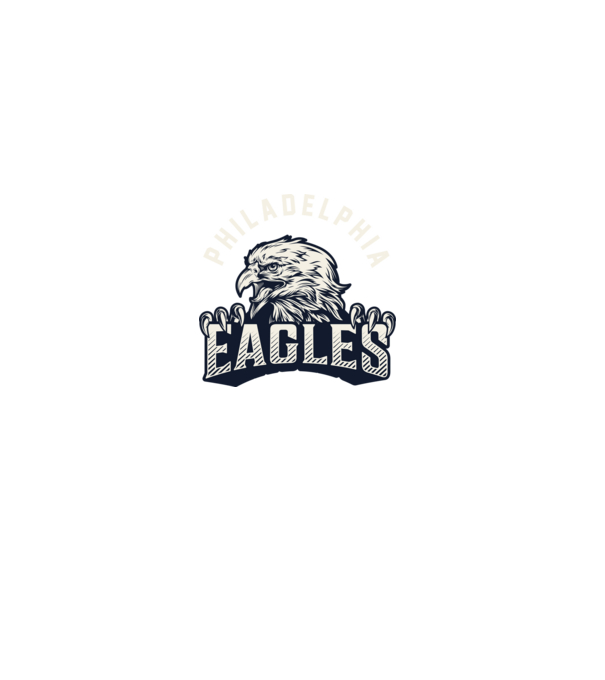 Philadelphia Eagles model gri pe tricou