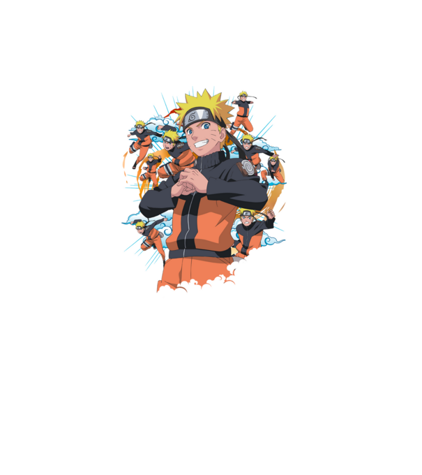 NARUTO model negru pe tricou