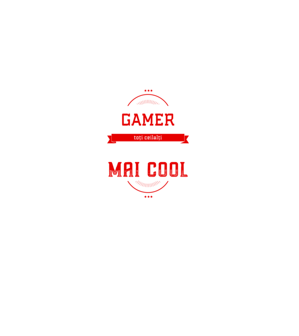 sunt gamer, la fel ca toți ceilalți, dar mult mai cool model negru pe tricou