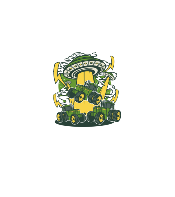 TRACTOR model negru pe tricou