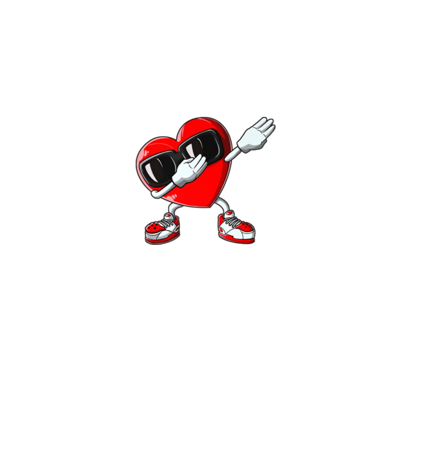 Dab inima model negru pe tricou