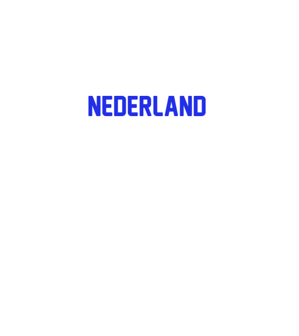 Nederland model alb pe tricou