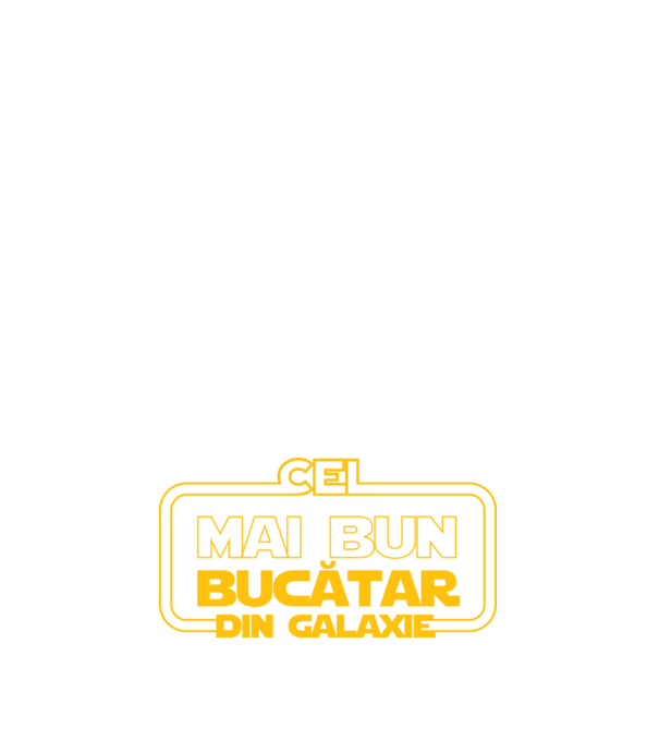 Cel mai bun bucătar din galaxie model albastru închis pe tricou