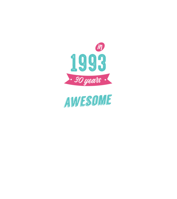Made in 1993 model negru pe tricou