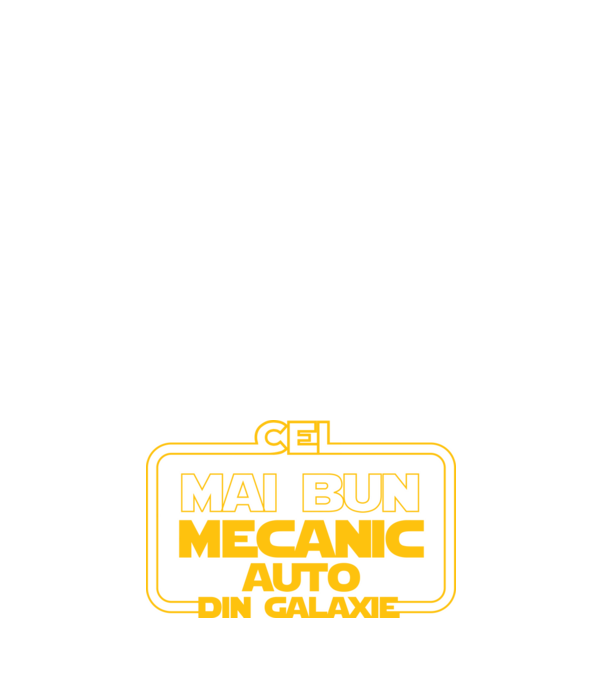 Cel mai bun mecanic auto din galaxie model albastru închis pe tricou