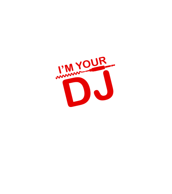 Im your DJ model negru pe tricou