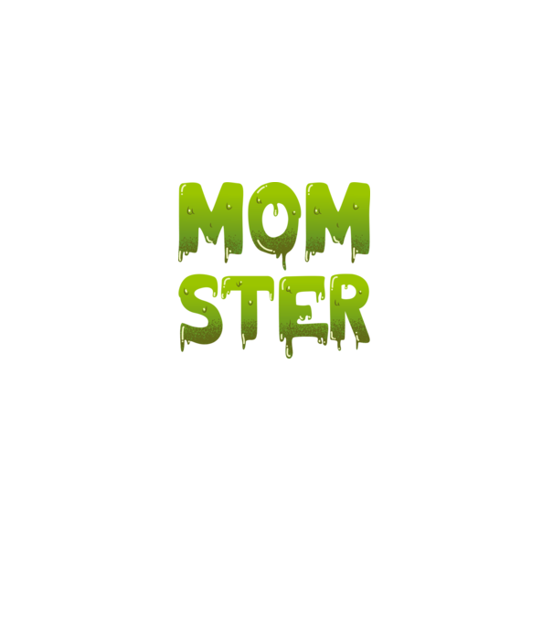 Momster model negru pe tricou