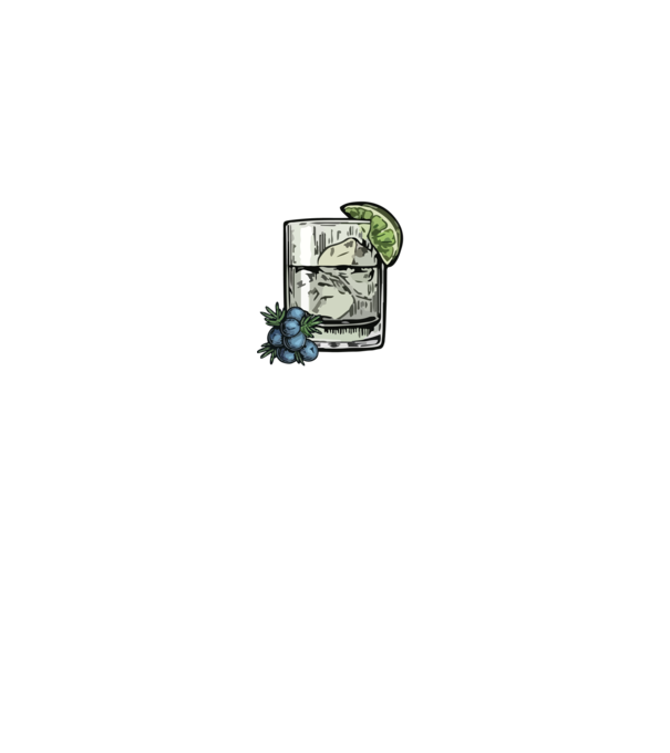 Let the fun be gin model negru pe tricou