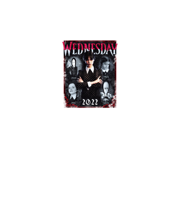 WEDNESDAY multi all time model turcoaz pe tricou