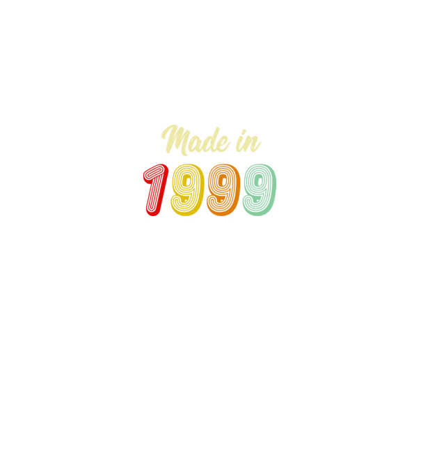 made in 1999 retro model gri pe tricou