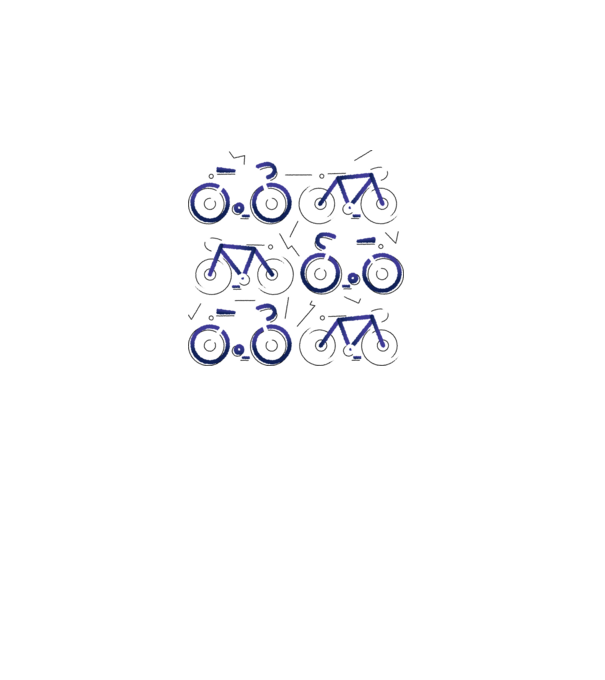 Bikes model gri pe tricou