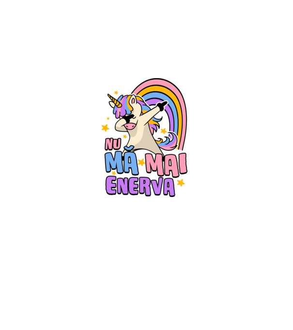 Nu mă mai enerva model negru pe tricou