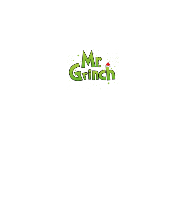 Grinch Family Mr Grinch model negru pe tricou
