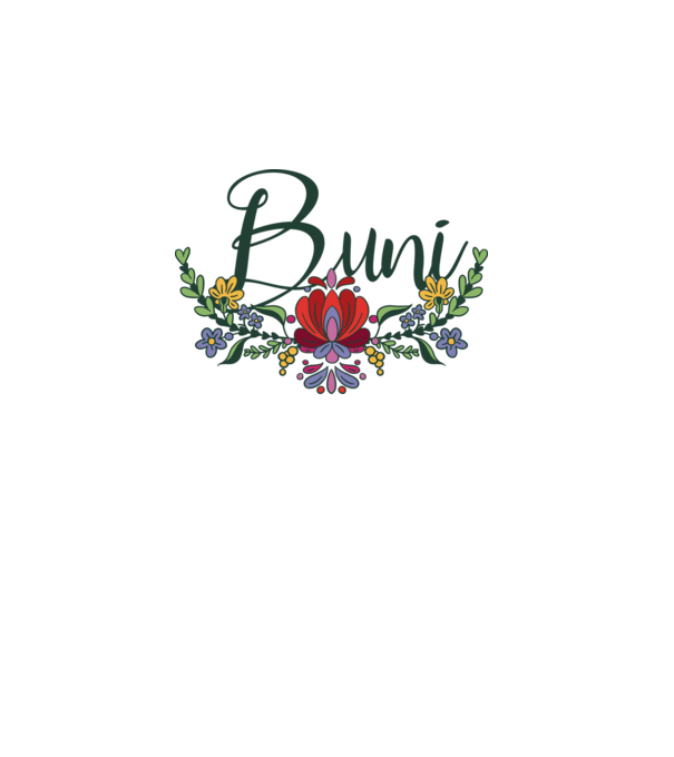 Buni model alb pe tricou