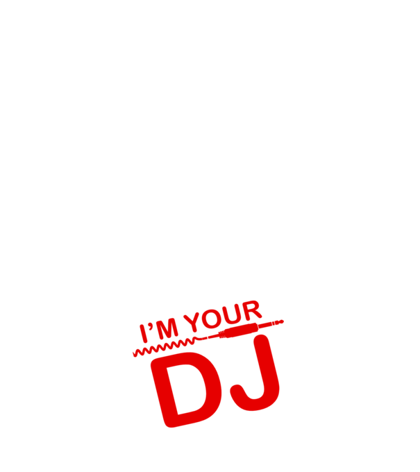 Im your DJ model albastru închis pe tricou