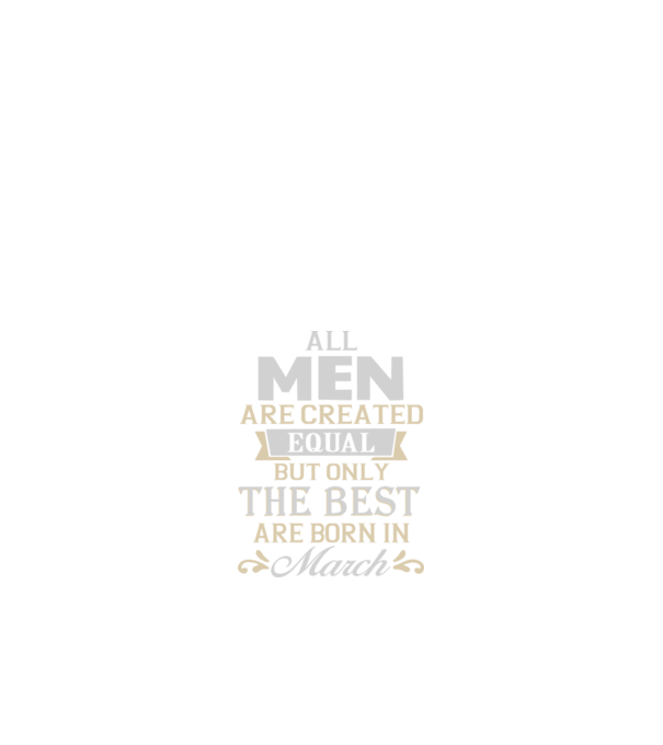 All men created equal but only the beat are born in march model albastru regal pe tricou