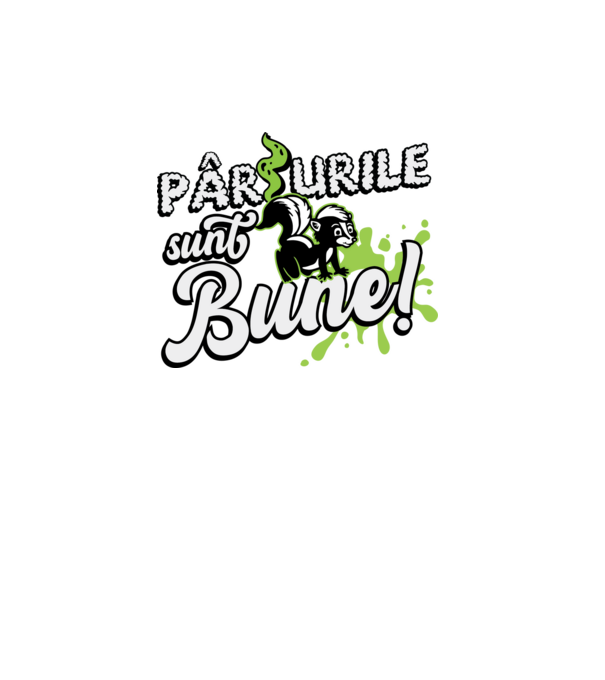 Pârțurile sunt bune model turcoaz pe tricou