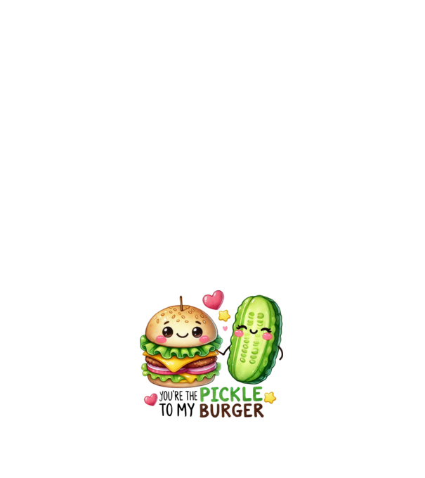 Pickle to my Burger model roz deschis pe tricou