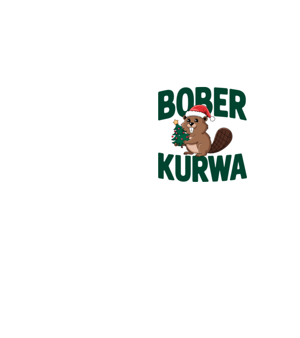 Bober kurwa xmas model galben neon pe tricou