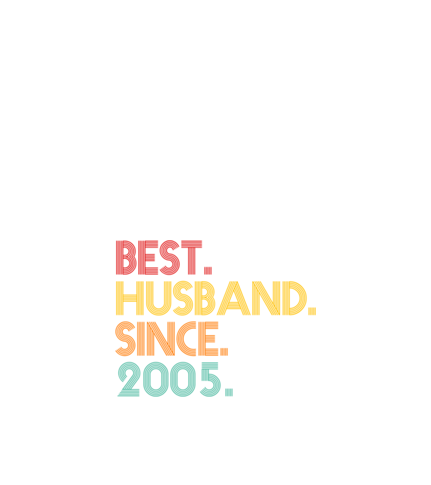 best husband since 2005 retro model negru pe tricou