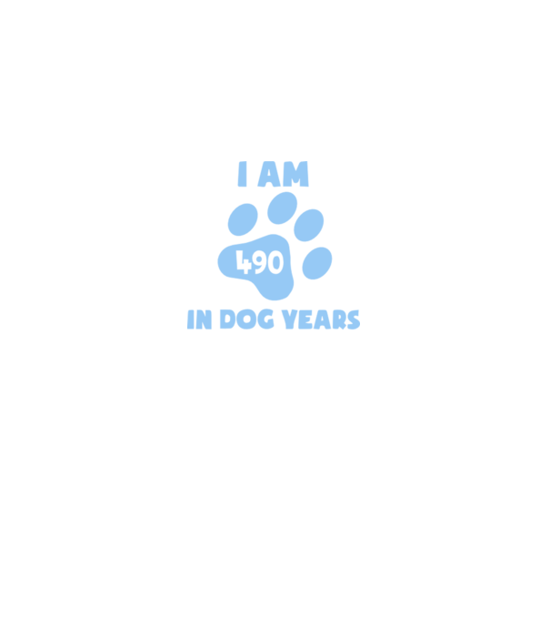Dog Year - 490 model albastru închis pe tricou