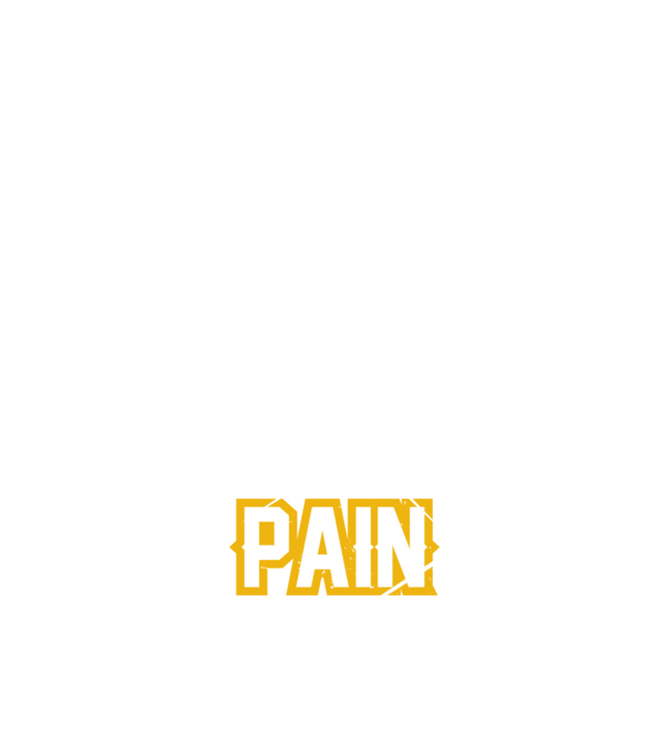 No Pain No Gain model negru pe tricou