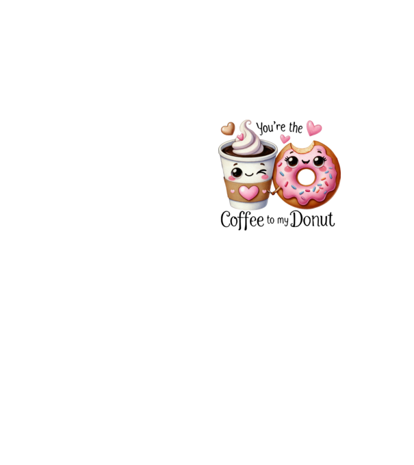 Coffee to my Donut model galben neon pe tricou