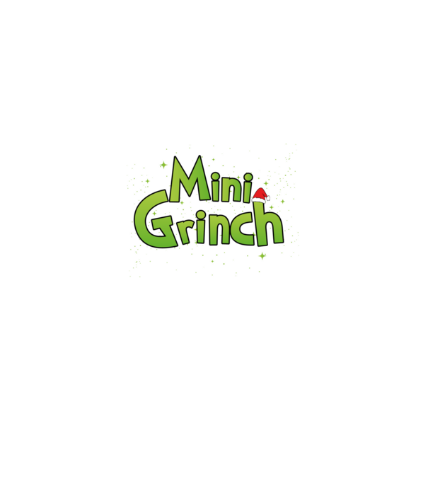 Grinch Family Mini Grinch model negru pe tricou