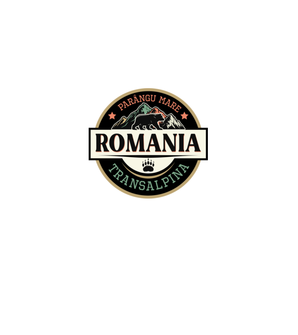 România transalpina model negru pe tricou