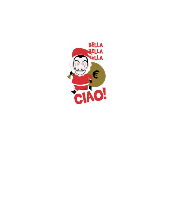 jingle bella christmas la casa de papel model turcoaz pe tricou