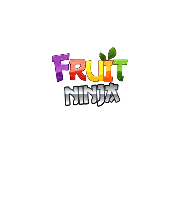 Fruit Ninja model alb pe tricou