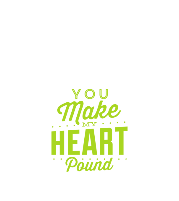 Make my heart model negru pe tricou