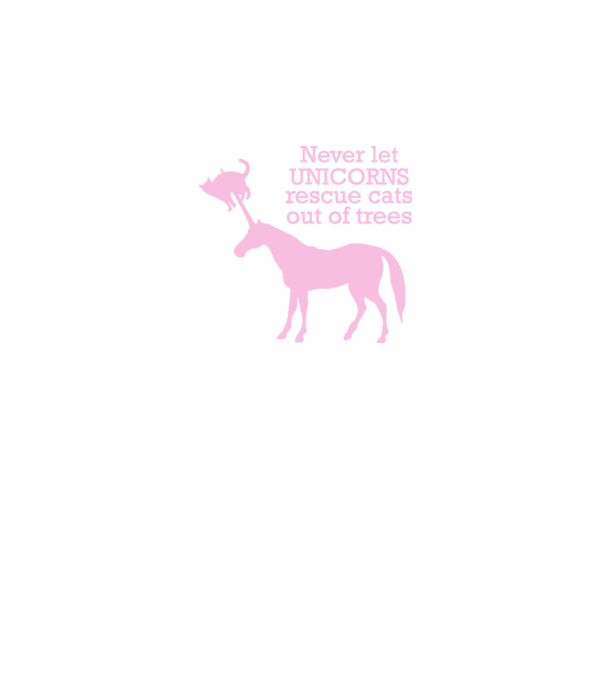 unicorn cat model negru pe tricou