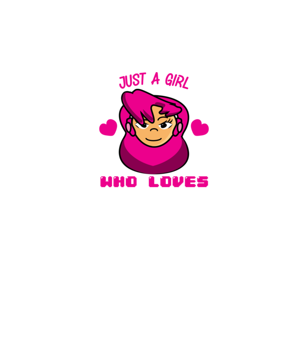 Girl Gamer model negru pe tricou