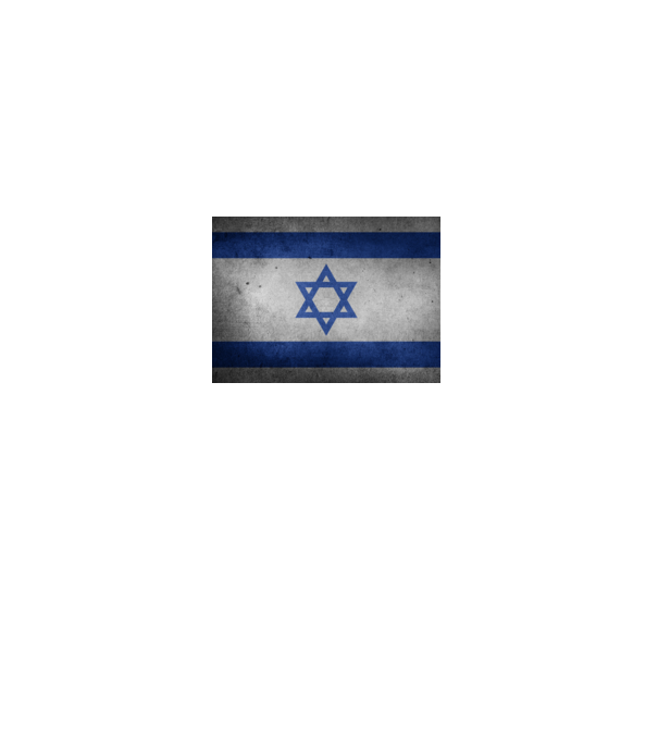 ISRAEL model negru pe tricou